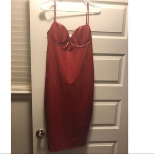 Red Vinyl Dress